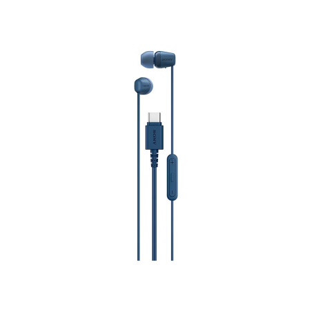 Sony Earbuds | IER EX15C | Wired | In-ear | Microphone | Blue