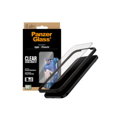 PanzerGlass Screen protector | Apple | iPhone Air | Glass | Transparent | Ultra-Wide Fit w. EasyAligner