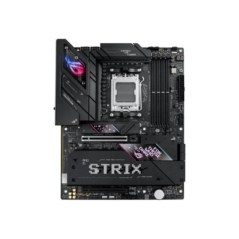 Asus ROG STRIX B850-E GAMING WIFI | Processor family AMD | Processor socket AM5 | DDR5 | Supported hard disk drive interfaces SA