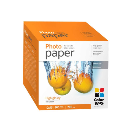 ColorWay Photo Paper, 500 sheets | 200 g/m | 10x15 | High Glossy