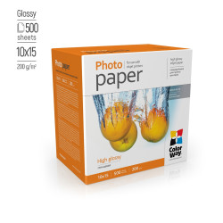 ColorWay Photo Paper, 500 sheets | 200 g/m | 10x15 | High Glossy