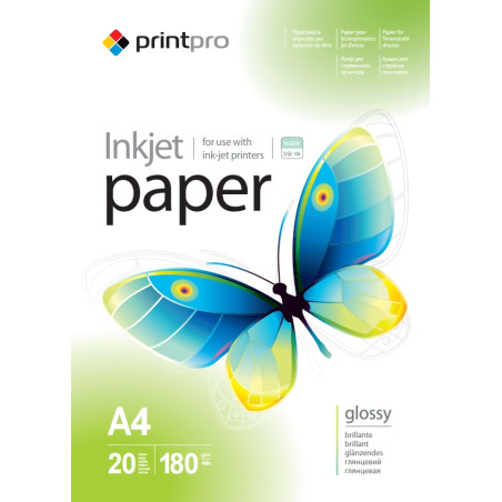 ColorWay PrintPro Photo Paper, 20 sheets | 180 g/m | A4 | High Glossy