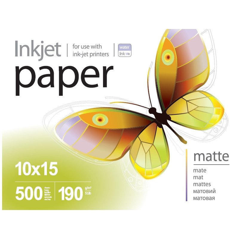 ColorWay PrintPro Photo Paper, 500 sheets | 190 g/m | 10x15 | Matte