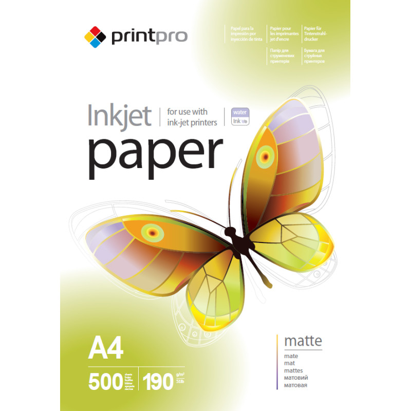 ColorWay PrintPro Photo Paper, 500 sheets | 190 g/m | A4 | Matte