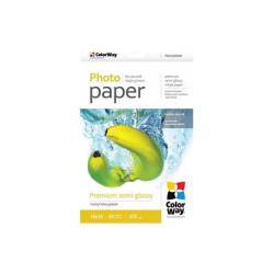 ColorWay Photo Paper, 50 sheets | 255 g/m | 10x15 | Premium Semi-Glossy