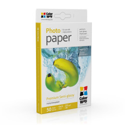 ColorWay Photo Paper, 50 sheets | 255 g/m | 10x15 | Premium Semi-Glossy