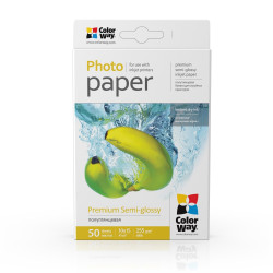 ColorWay Photo Paper, 50 sheets | 255 g/m | 10x15 | Premium Semi-Glossy