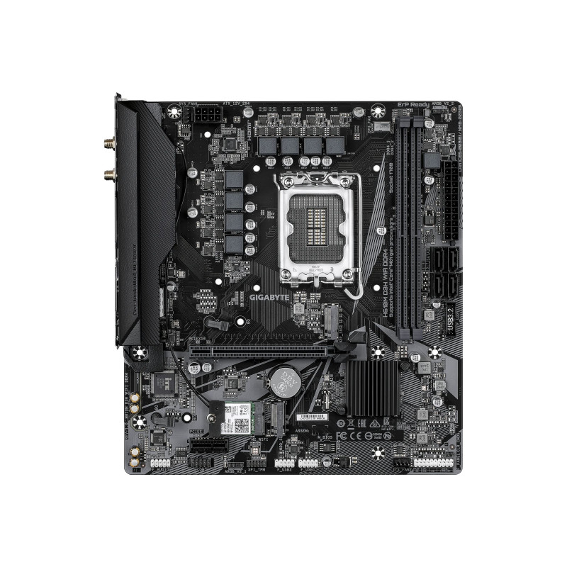 Gigabyte H610M D3H WIFI DDR4 | Processor family Intel | Processor socket LGA1700 | Supported hard disk drive interfaces SATA, M.