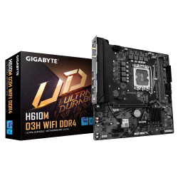 Gigabyte H610M D3H WIFI DDR4 | Processor family Intel | Processor socket LGA1700 | Supported hard disk drive interfaces SATA, M.