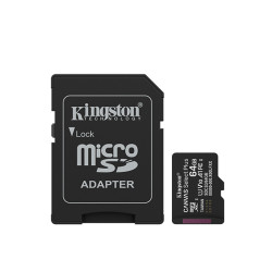 Kingston Canvas Select Plus | 64 GB | microSD | Flash memory class Class 10, UHS-I, U1/U3, video class 10/30, A1