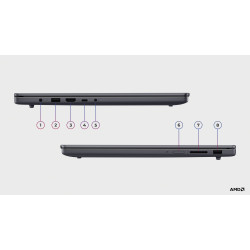 Lenovo IdeaPad Slim 3 16ARP10 | Luna Grey | 16 " | IPS | WUXGA | 1920 x 1200 pixels | Anti-glare | AMD Ryzen 5 | 7535HS | 16 GB 