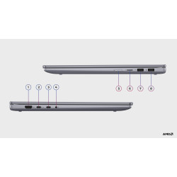 Lenovo IdeaPad 5 2-in-1 16AKP10 | Luna Grey | 16 " | IPS | Touchscreen | WUXGA | 1920 x 1200 pixels | Glossy | AMD Ryzen AI 7 | 