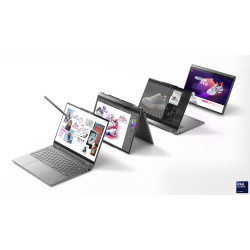 Lenovo Yoga 7 2-in-1 14ILL10 | Luna Grey | 14 " | OLED | Touchscreen | WQXGA+ | 2880 x 1800 pixels | Glossy | Intel Core Ultra 7