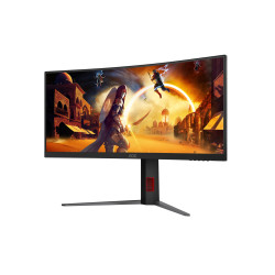 AOC | CU34G4 | 34 " | Fast VA | UWQHD | 21:9 | 180 Hz | 1 ms | 3440 x 1440 pixels | 300 cd/m | HDMI ports quantity 2 | Black