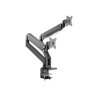 Digitus Desk Mount | DA-90427 | Adjustable Height, Rotate, Tilt, Swivel | 15-35 " | Maximum weight (capacity) 2x15 kg | Black