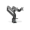 Digitus Desk Mount | DA-90427 | Adjustable Height, Rotate, Tilt, Swivel | 15-35 " | Maximum weight (capacity) 2x15 kg | Black