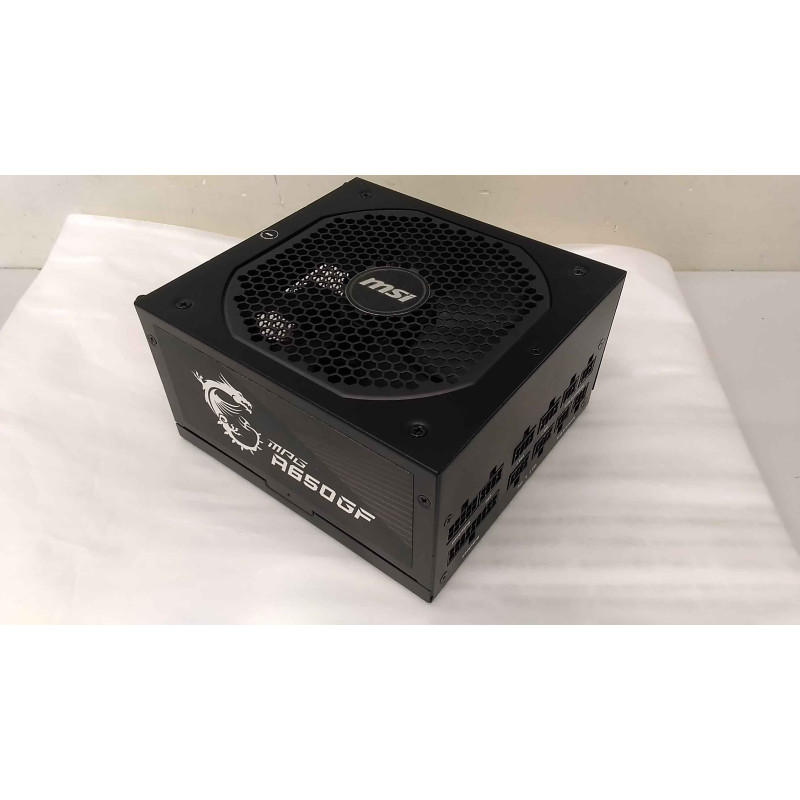 SALE OUT. MSI MPG A650GF, 650W | MSI MPG PSU | A650GF | USED, REFURBISHED, WITHOUT ORIGINAL PACKAGING AND MANUALS | 650 W