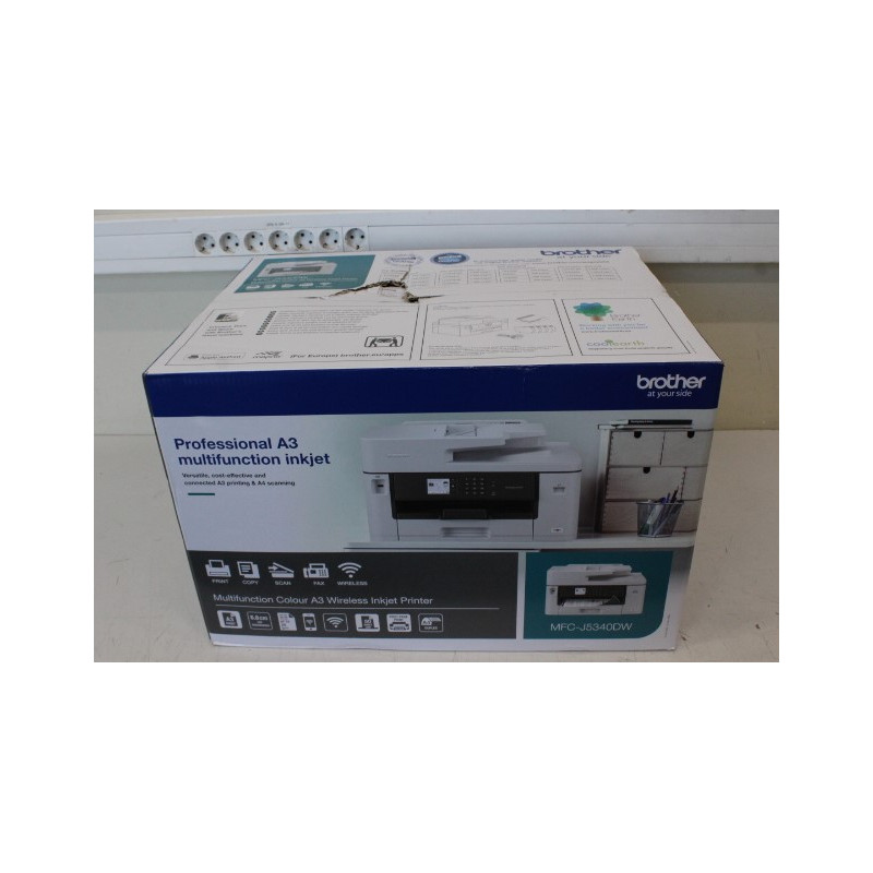 SALE OUT. Brother MFC-J5340DW 4in1 colour inkjet printer | Brother MFC-J5340DW | Inkjet | Colour | 4-in-1 | A3 | Wi-Fi | DAMAGED