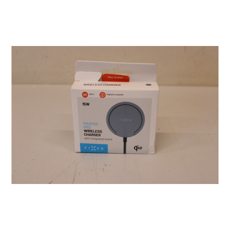 SALE OUT. FIXED MagPad, Qi2 support, gray | Fixed | MagPad Pro wireless charger | FIXMPADP-GR | Gray | DAMAGED PACKAGING, DEMO