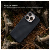 Fixed MagVelar | Back cover | Apple | iPhone 17 Pro Max | Aramid fibers | Black