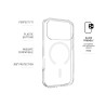 Fixed Back cover | Apple | iPhone 17 Pro | TPU/PC | Transparent | MagPure
