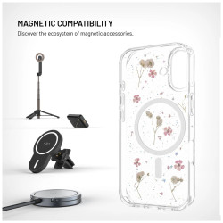 Fixed MagBloom | Back cover | Apple | iPhone 17 | TPU | Blush Plum