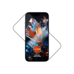 Fixed Screen protector | Apple | iPhone 17 Pro | Tempered glass | Black | Armor with Anti-dust applicator and AR layer