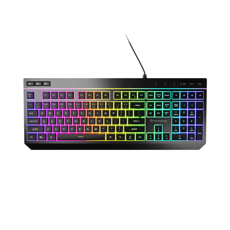 Genesis Rhod 530 | Membrane Gaming Keyboard | Wired | US | Black | USB Type-A