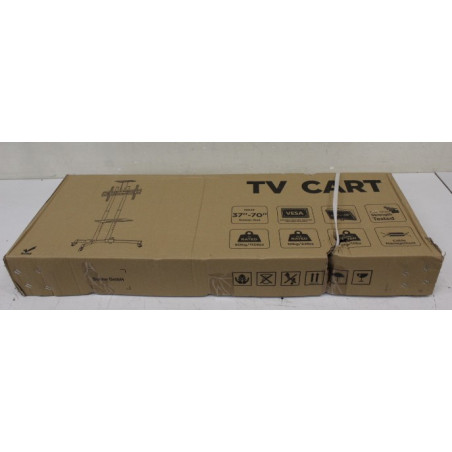 SALE OUT. Sunne 37-70", Fixed height | Sunne Floor stand | S112 multifunctional Mobile TV cart | Tilt | 37-70 " | DAMAGED PACKAG