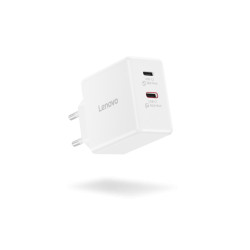 Lenovo Dual USB-C 65W GaN Charger | USB-C | 65 W | Charger