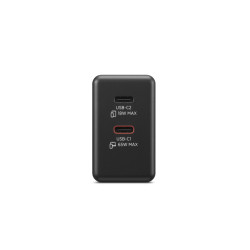 Lenovo Dual USB-C 65W GaN Charger | USB-C | 65 W | Charger