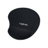 Mousepad with Gel Wrist Rest Support, | Logilink | ID0027 | Black