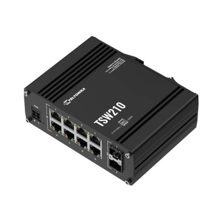 Teltonika Switch 8 GbE, 2 SFP ports | TSW210