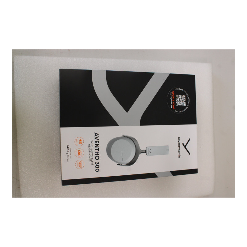 SALE OUT. Beyerdynamic AVENTHO 300 nordic grey Bluetooth ANC Headphones incl. hard case, USB-C cable, USB-A adapter & 3.5mm jack
