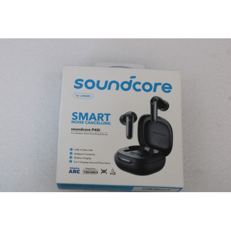 SALE OUT. Anker Soundcore P40i True-Wireless Earbuds, Black | Anker Soundcore True-Wireless Earbuds | P40i | Bluetooth | In-Ear 