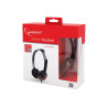 Gembird | MHS-002 Stereo headset | Built-in microphone | 3.5 mm | Black/Red