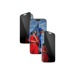 PanzerGlass Screen protector | Apple | iPhone 17/iPhone 16 Pro | Tempered Glass | Transparent | Ultra-Wide Fit w. EasyAligner