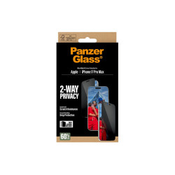 PanzerGlass Screen protector | Apple | iPhone 17 Pro Max | Glass | Transparent | Ultra-Wide Fit w. EasyAligner