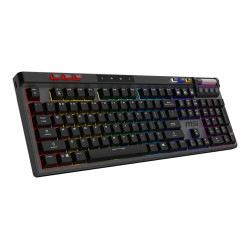 MSI STRIKE PRO WIRELESS | Gaming keyboard | Wireless | US | Black | 2.4 GHz Wireless, Bluetooth, USB 2.0 | Kailh Midnight Pro Si
