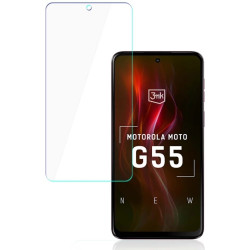 3MK | SilverProtect+ Anti-Microbial Film Wet-Mounted | Screen protector | Motorola | Moto G55 5G | Transparent