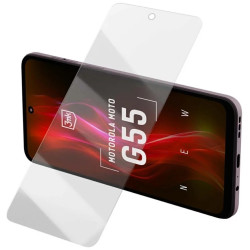 3MK | SilverProtect+ Anti-Microbial Film Wet-Mounted | Screen protector | Motorola | Moto G55 5G | Transparent