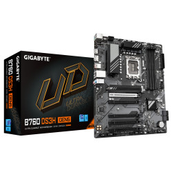Gigabyte B760 DS3H GEN5 | Processor family Intel | Processor socket LGA1700 | DDR5 | Supported hard disk drive interfaces M.2, S