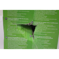 SALE OUT. Energenie UPS with AVR, 650 VA -DAMAGED PACKAGING | EnerGenie | UPS with AVR | 650 VA | DAMAGED PACKAGING | 220 V