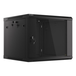Lanberg | Rack cabinet 19" wall-mount 9U/600x600 (flat pack) V2 | WF01-6609-10B | Black