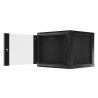 Lanberg | Rack cabinet 19" wall-mount 9U/600x600 (flat pack) V2 | WF01-6609-10B | Black