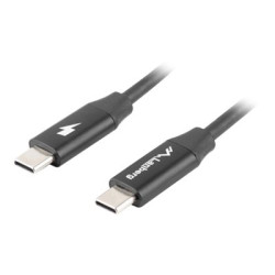 Lanberg USB-C 2.0 Cable, Quick Charge 4.0 | CA-CMCM-40CU-0018-BK | USB Type-C to USB Type-C | 1.8 m