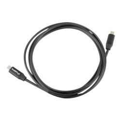 Lanberg USB-C 2.0 Cable, Quick Charge 4.0 | CA-CMCM-40CU-0018-BK | USB Type-C to USB Type-C | 1.8 m