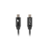 Lanberg USB-C 2.0 Cable, Quick Charge 4.0 | CA-CMCM-40CU-0018-BK | USB Type-C to USB Type-C | 1.8 m