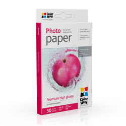 ColorWay Photo Paper, 50 sheets | 255 g/m | 10x15 | Premium High Glossy
