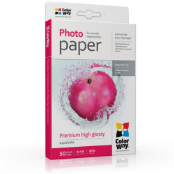ColorWay Photo Paper, 50 sheets | 255 g/m | 10x15 | Premium High Glossy